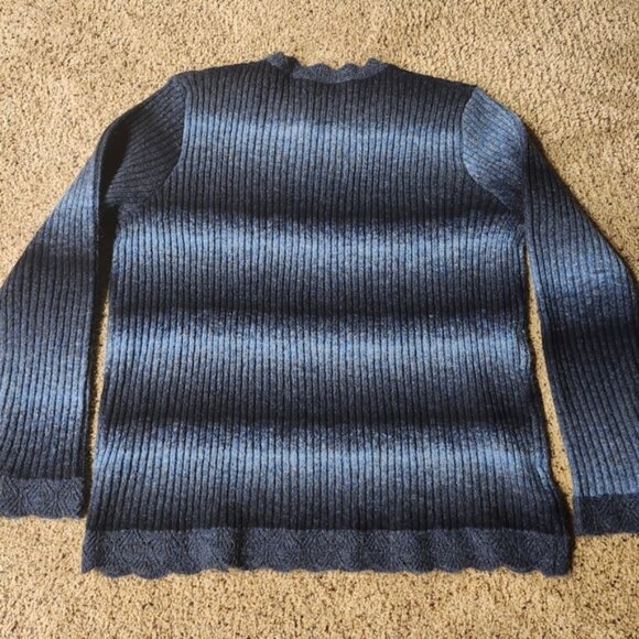 ⬇️🧨Alfred Dunner Ombre Stripe Sweater - Picture 2 of 3
